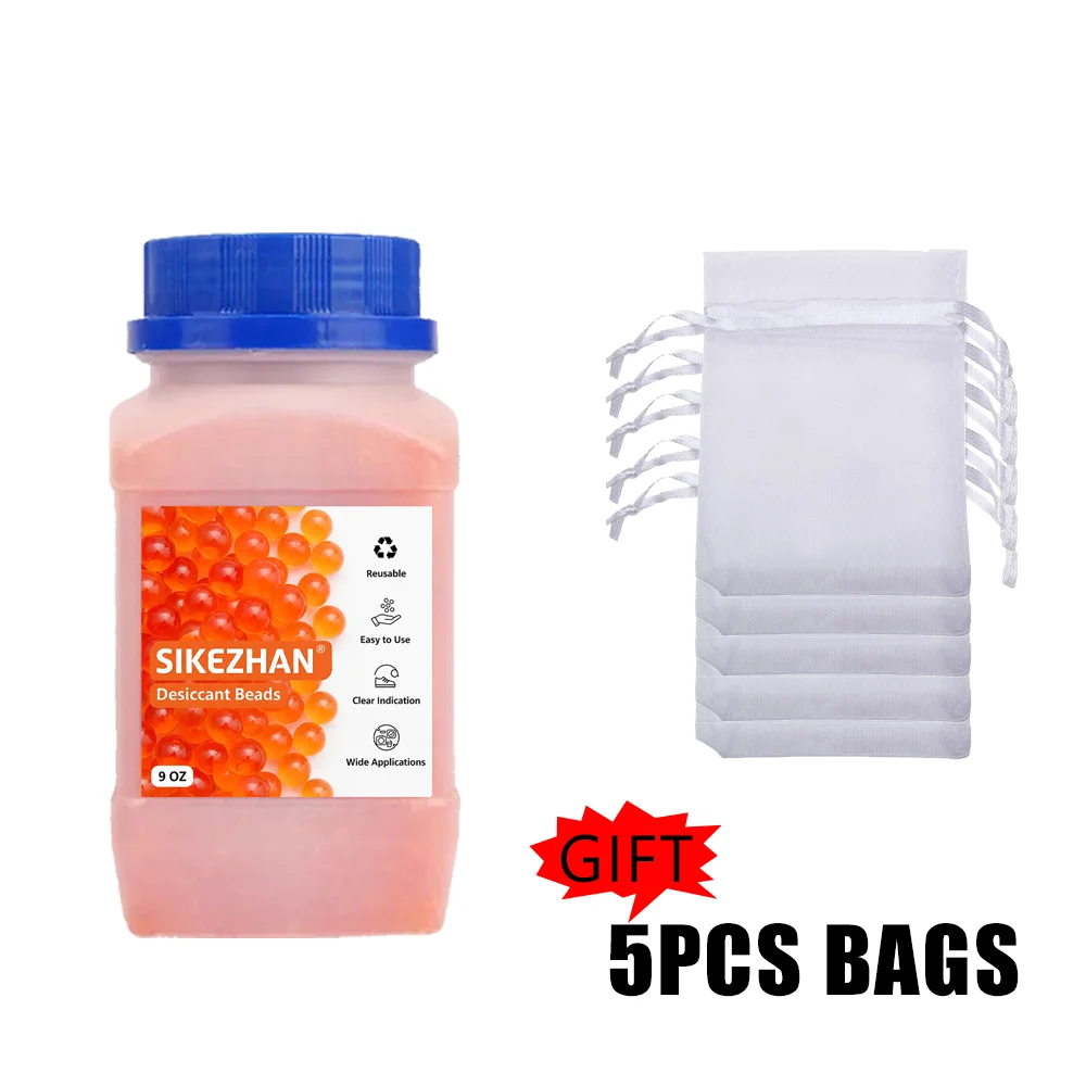 Blauw/oranje aangeeft silicagel droogmiddelkralen, herbruikbare vochtabsorber voor opslag, kasten, elektronica, 3D-printerfilament