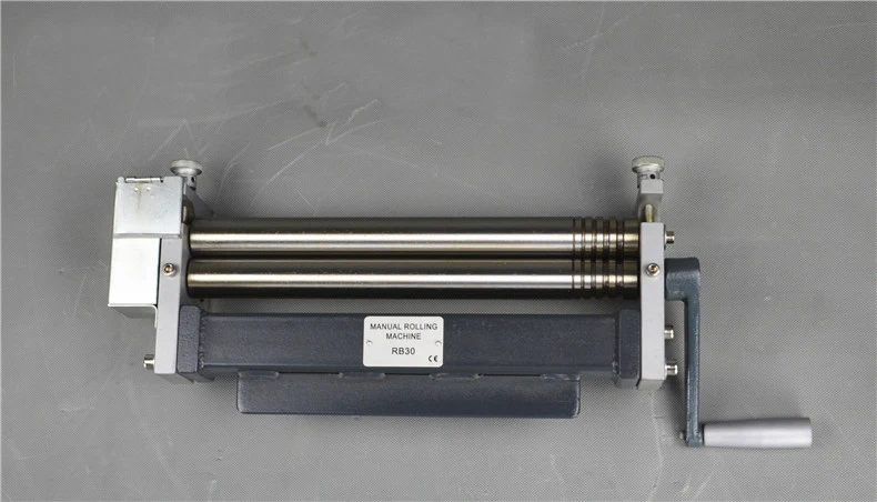 Manual Bending Machine Manual Plate Rolling Machine Round Tube Roller Making Tool Desktop Metal Plate Bender  Metal Plate Bend