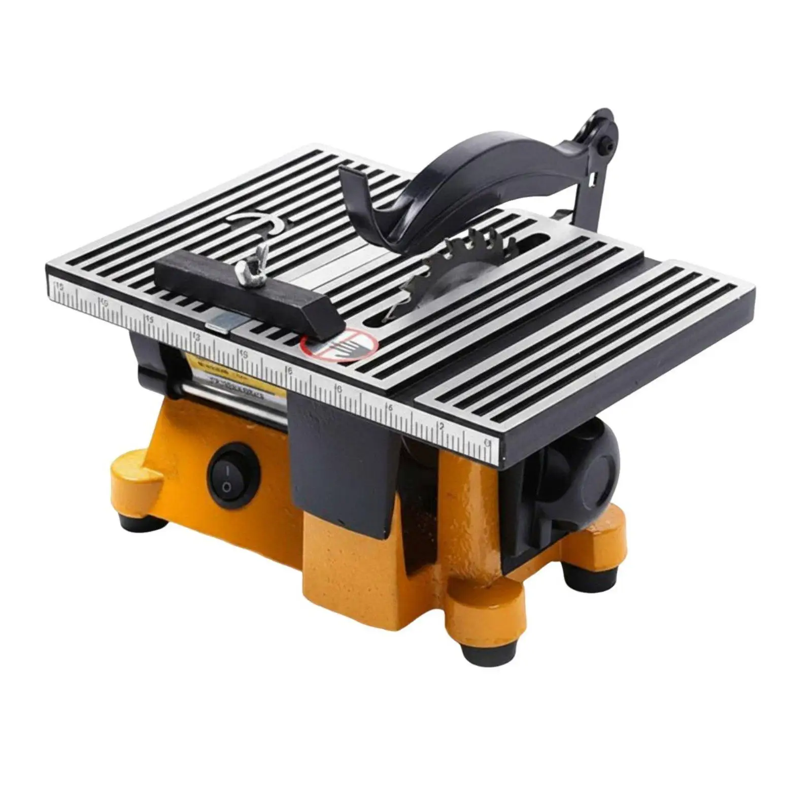 Foldable Mini Table Saw for Woodworking Compact Saw Machine with Scale Ruler for Precision Cutting of Metals