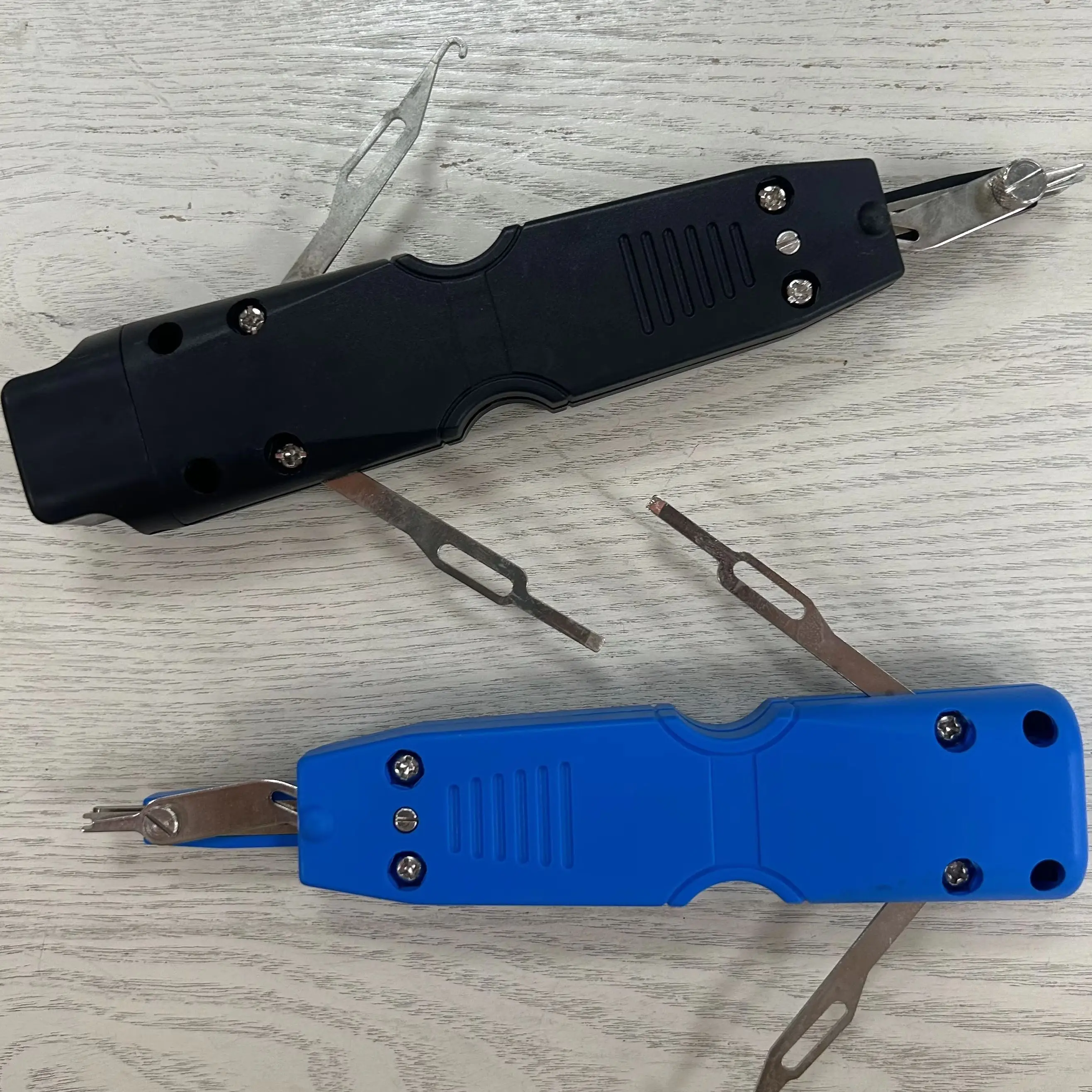 Professional Universal Punch Tool with Hook for 110/Krone & RJ45 Modules, Network Installation & Repair Kit