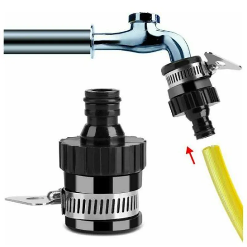 2Pcs Universal Kitchen Bath Tap Faucet Adapter Garden Hose Pipe Tap Connector Mixer multi-function Faucet Adapter