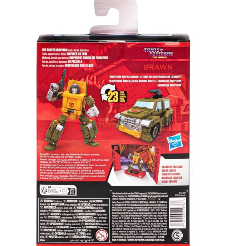 Hasbro Transformatoren Klassieke Filmserie Deluxe Ss86 Brawn Action Figure Animatie Model Collectie Kids Speelgoed Cadeau