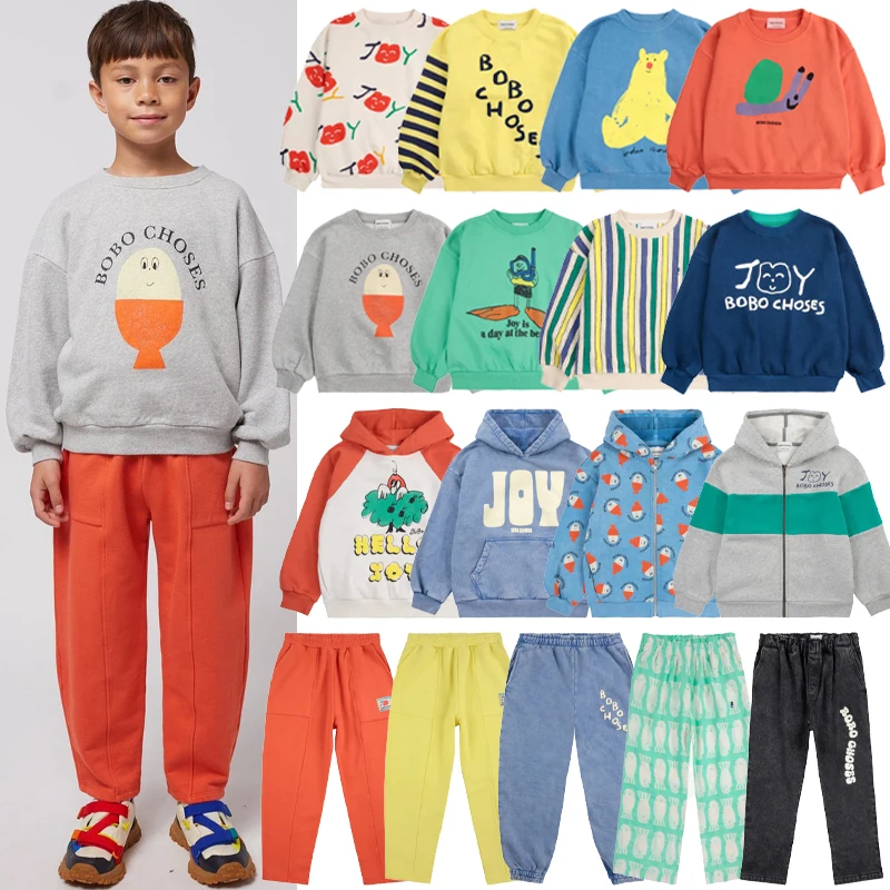 

Children's Hoodie Pants Set 2025 New Spring Boy Cartoon Sports Shirt Girl's Printed Top Kids Alphabet Printed Clothing Set