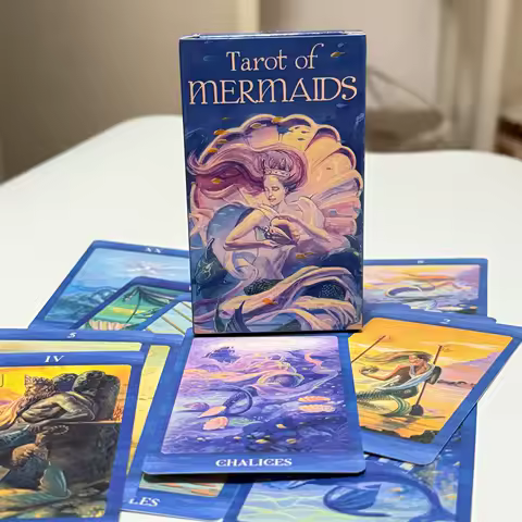 Tarot of Mermaids Tarot deck 78pcs Wait Board games