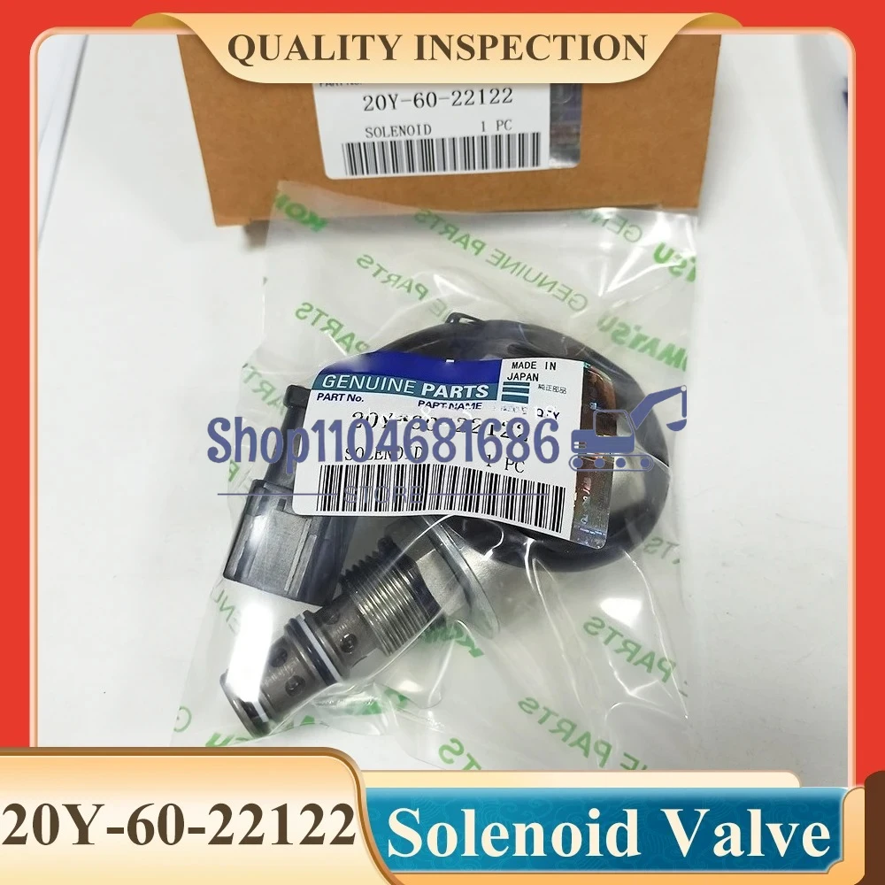 

20Y-60-22121 20Y-60-22122 20Y-60-22123 6D95 Solenoid Valve for Komatsu PC150LC-6 PC200-6 PC210-6 PC290-6 PC450LC-6K