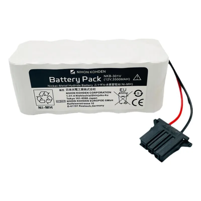 NKB‑301V Ni‑MH Replacement Battery for Nihon Kohden TEC‑7621C TEC‑7631C TEC‑7700 TEC‑5521 TEC‑5531 Defibrillator