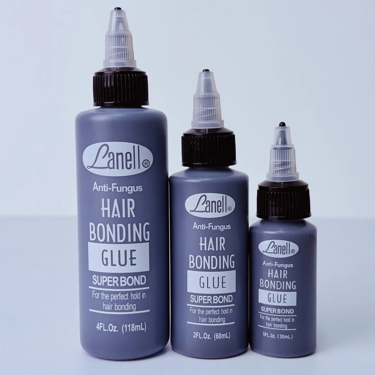 1pcs 1Oz Lanell Black Hair Weaving Bond Anti-fungus Hair Bonding Glue SUPER BOND for the Perfect Hold in Bonding