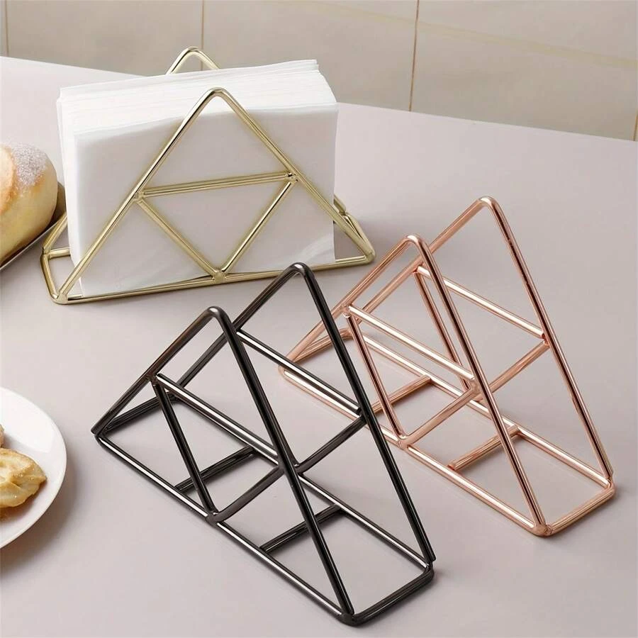 Stylish Modern Metal Napkin Holder For Bathroom And Kitchen - Table Accessory For Tissue Organizationhome Decor,School Supplies