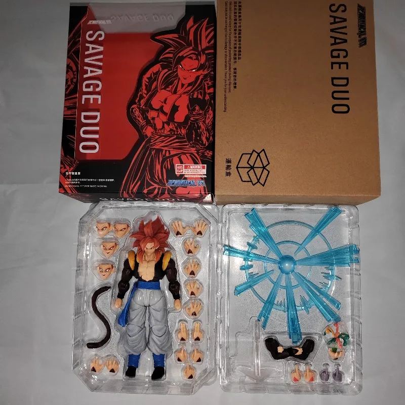【SHIP IMMEDIATELY】Demoniacal Fit Dragon Ball SHF Zaiko /Xeno Goku / SSJ4 Gogeta /Trunks 1/12 Action Figures Gift Toys Collection view 3