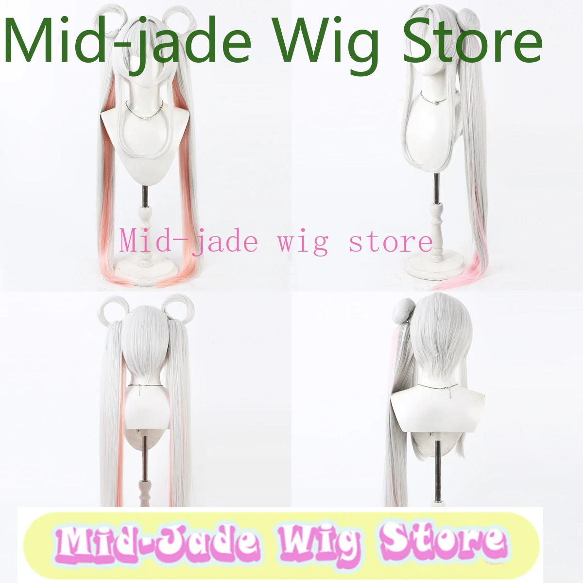 

Парик Mid-jade Wigs Cosmic Princess Kaguya Noe Komazawa для косплея, коричнево-фиолетовый, с отдельными прядями, термостойкий, синтетический