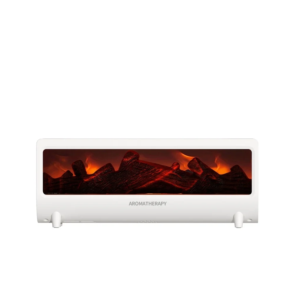 Whisper Quiet Aromatherapy Humidifier with Colorful Flame Light and Timer for Comfortable and Relaxing Indoor Air