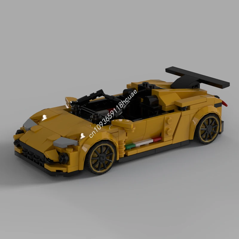 

276 шт. MOC Lamborghinies Huracan Performante Spyder City Champions Супер автомобильные строительные блоки решают рождественскую игрушку в подарок