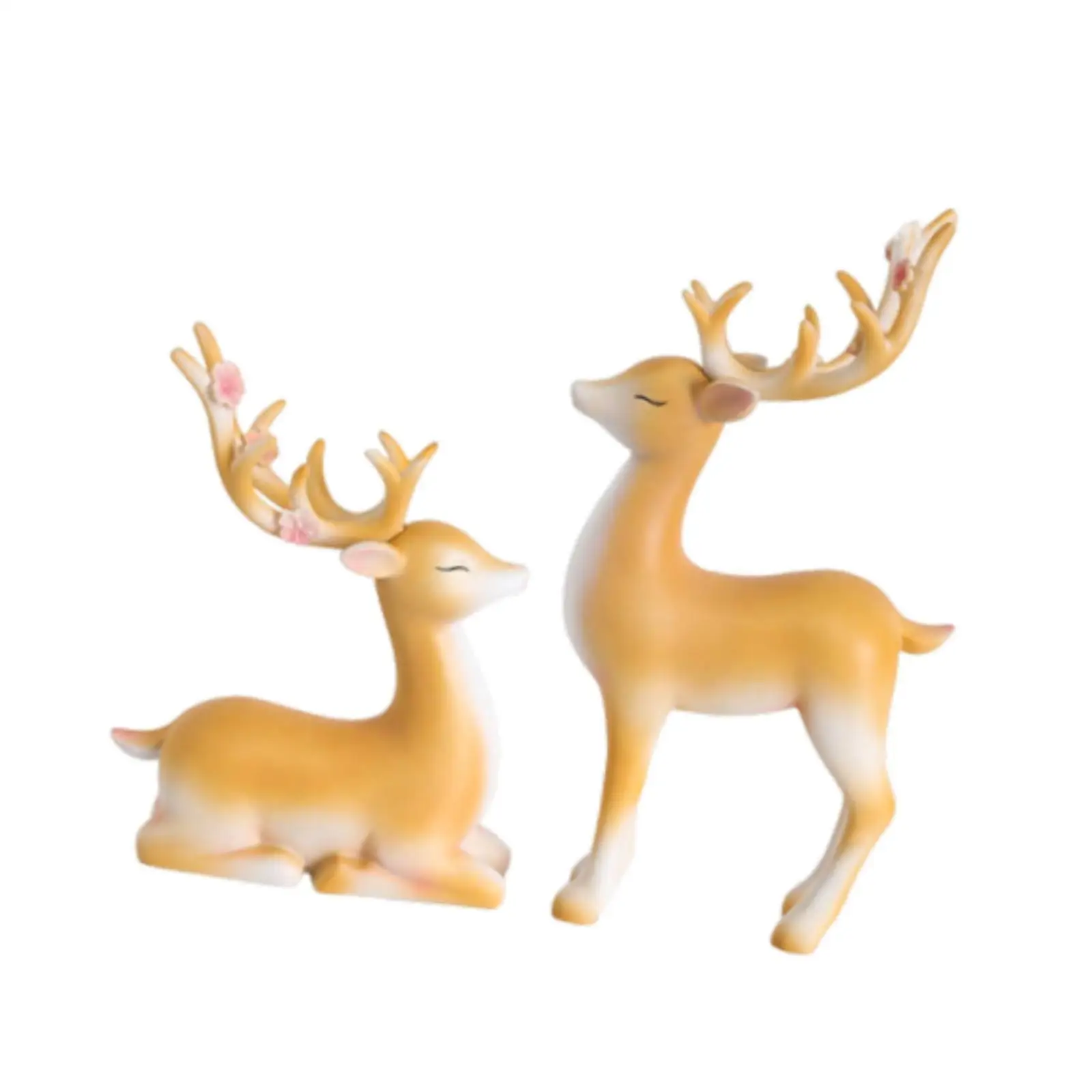 2X Reindeer Figurin… - image