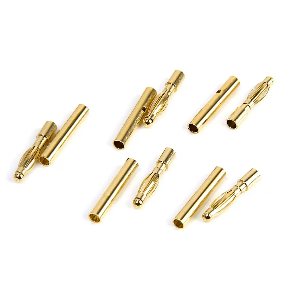 Juego de 40 Uds. Conector electrónico de Motor con conector Banana bajo macho hembra