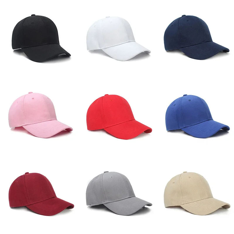 Unisex Cap Casual Plain Baseball Cap Adjustable Snapback Hats For Women Men Hip Hop Cap Streetwear Style Dad Hat