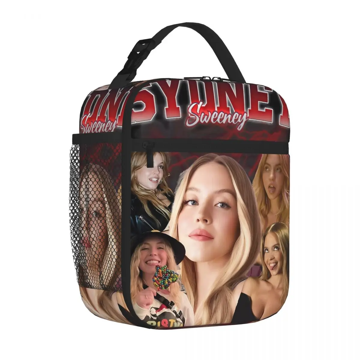 Bestselling Sydney Sweeney Retro Style Fashionable Lightweight Lunch Bag Weekend Getaway Food Storage Bag