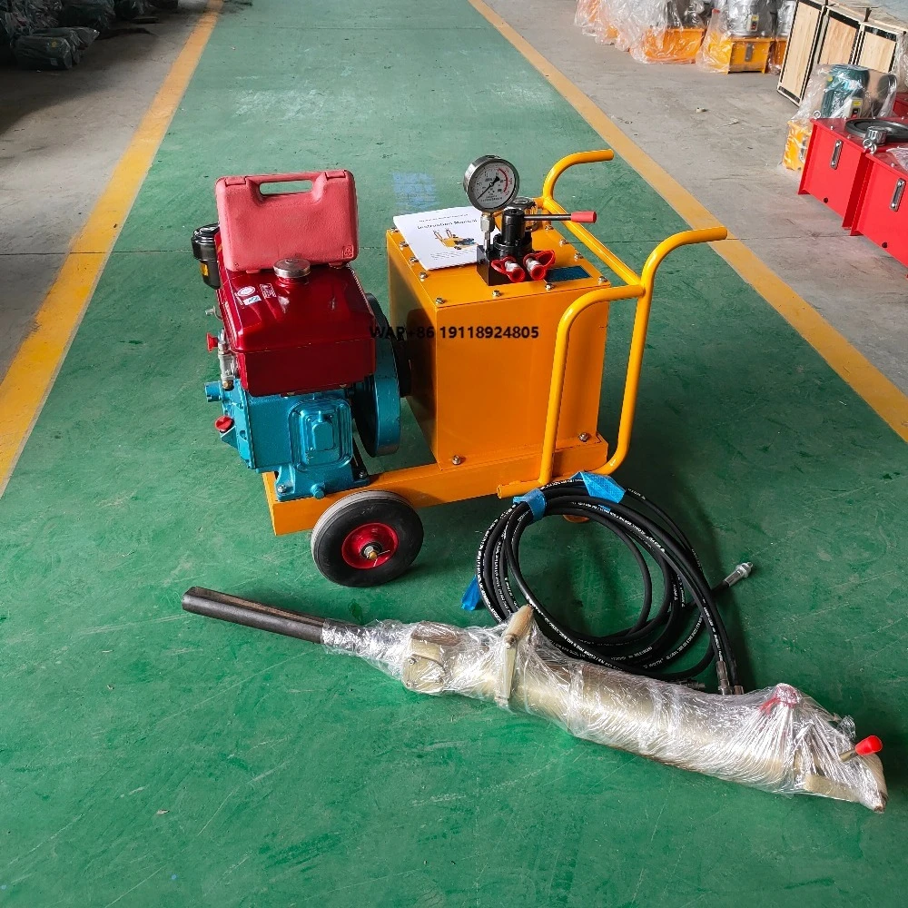 Hydraulic Splitting Stone Rock Splitter Power Rock Splitting Rock Machine