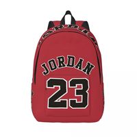 MJ-No. 23 Michael Jordan for Teens Student School Bookbag Canvas Daypack Elementary High College Travel Bags