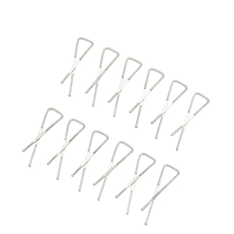 50Pcs 33MM Long Iron Clips For Garment Shirt Collar Package DIY Sewing Jewelry Craft Making Tools Accessories