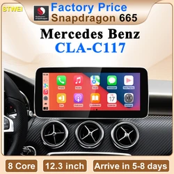 STWEI Factory Price Android12 AUTO System Carplay Car Video Player GPS Navigation Multimedia Screen For Mercedes Benz CLA C117