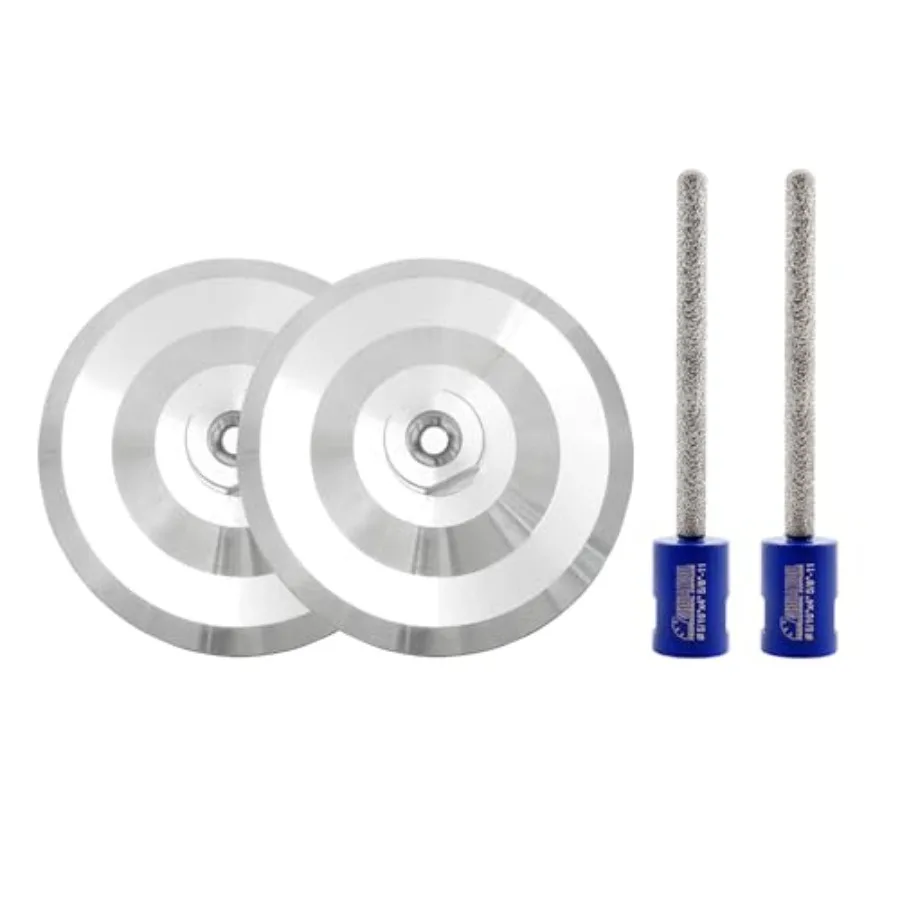 

5-дюймовая опорная подставка (или опорный диск) из алюминия с резьбой 5/8-11 дюймов для алмазных падов, 2 шт. в упаковке