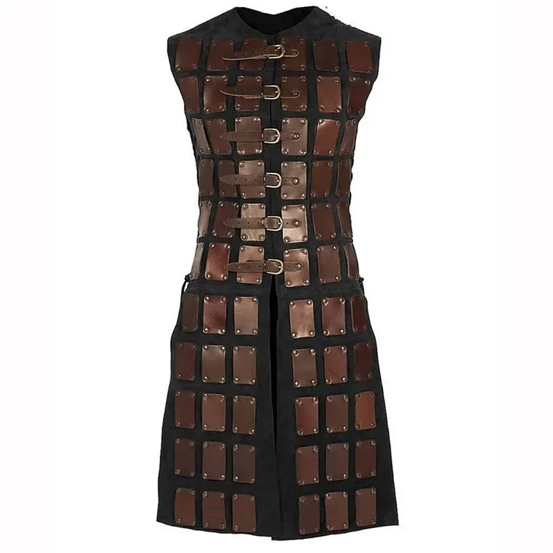 European Medieval Vintage Knight Armor COSPLAY Stage Clothing Leather Armor