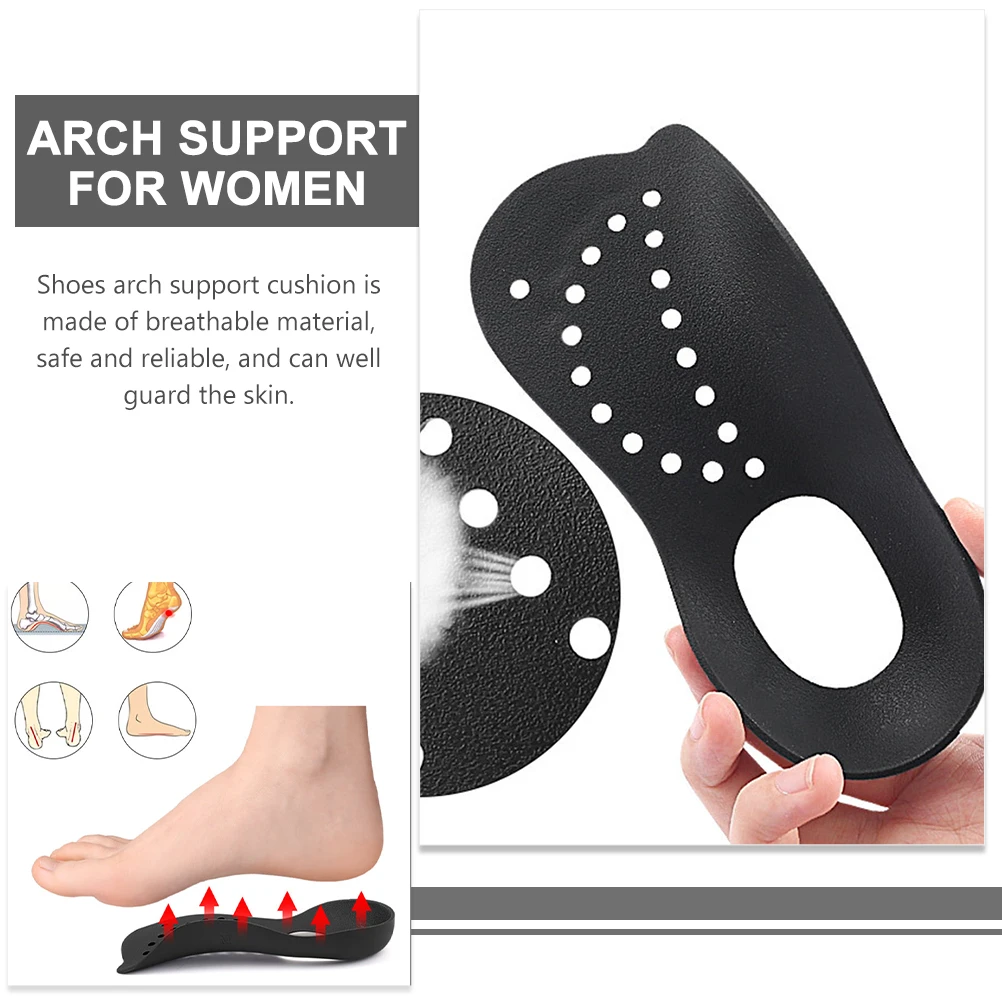 

Arch Support Inserts TPR Material Reusable Supple Insoles Flat Feet Correction Shock Absorption Pain Relief M 35 39 Foot Care