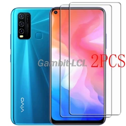 For Vivo Y30 Tempered Glass Protective FOR Vivo Y50 Screen Protector Phone cover Glass Film