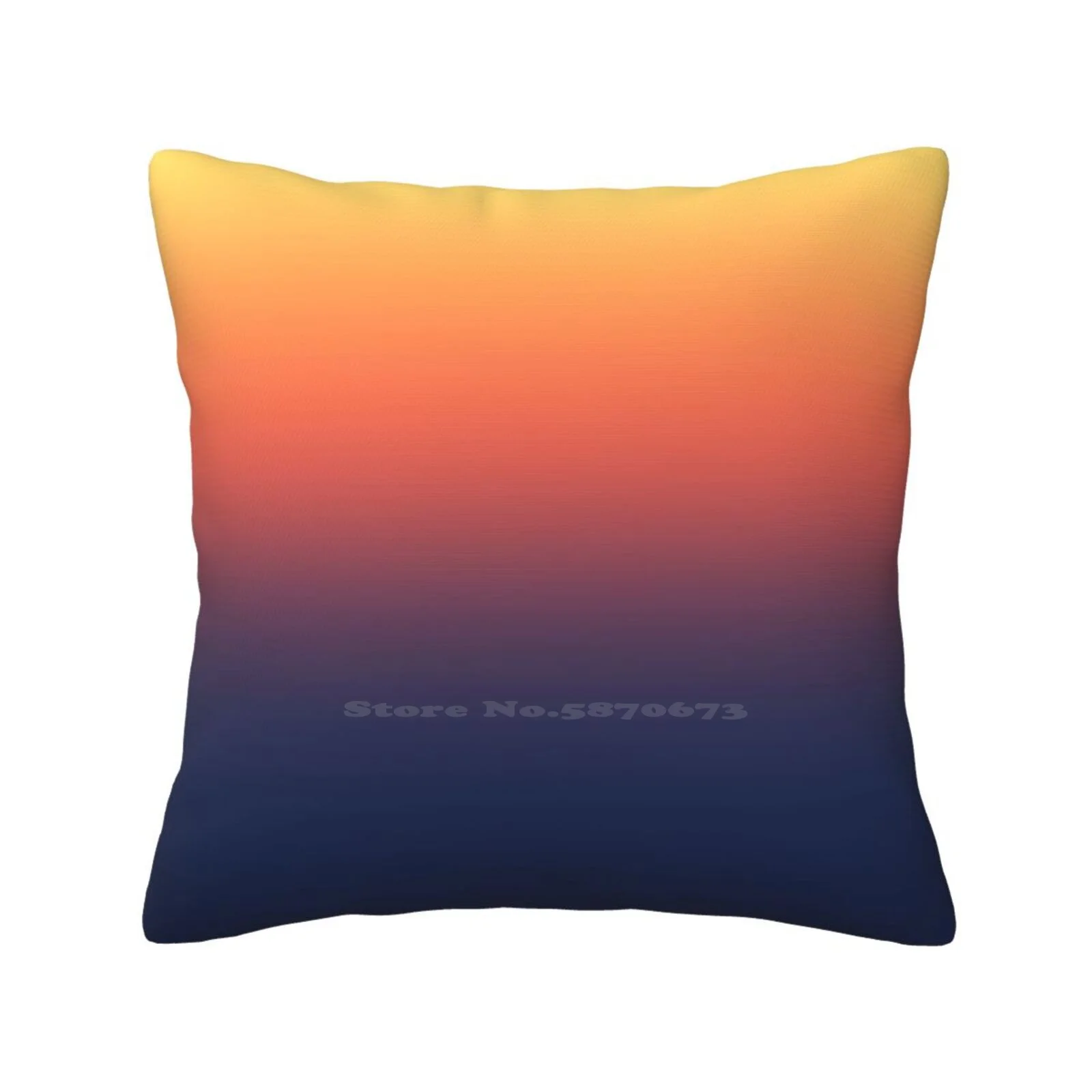 Ombre Sunset Bedroom Office Hug Pillowcase Ombre Sunset Orange Red Dark Blue Pretty Cool Fun Pink Back To School Trendy Awesome