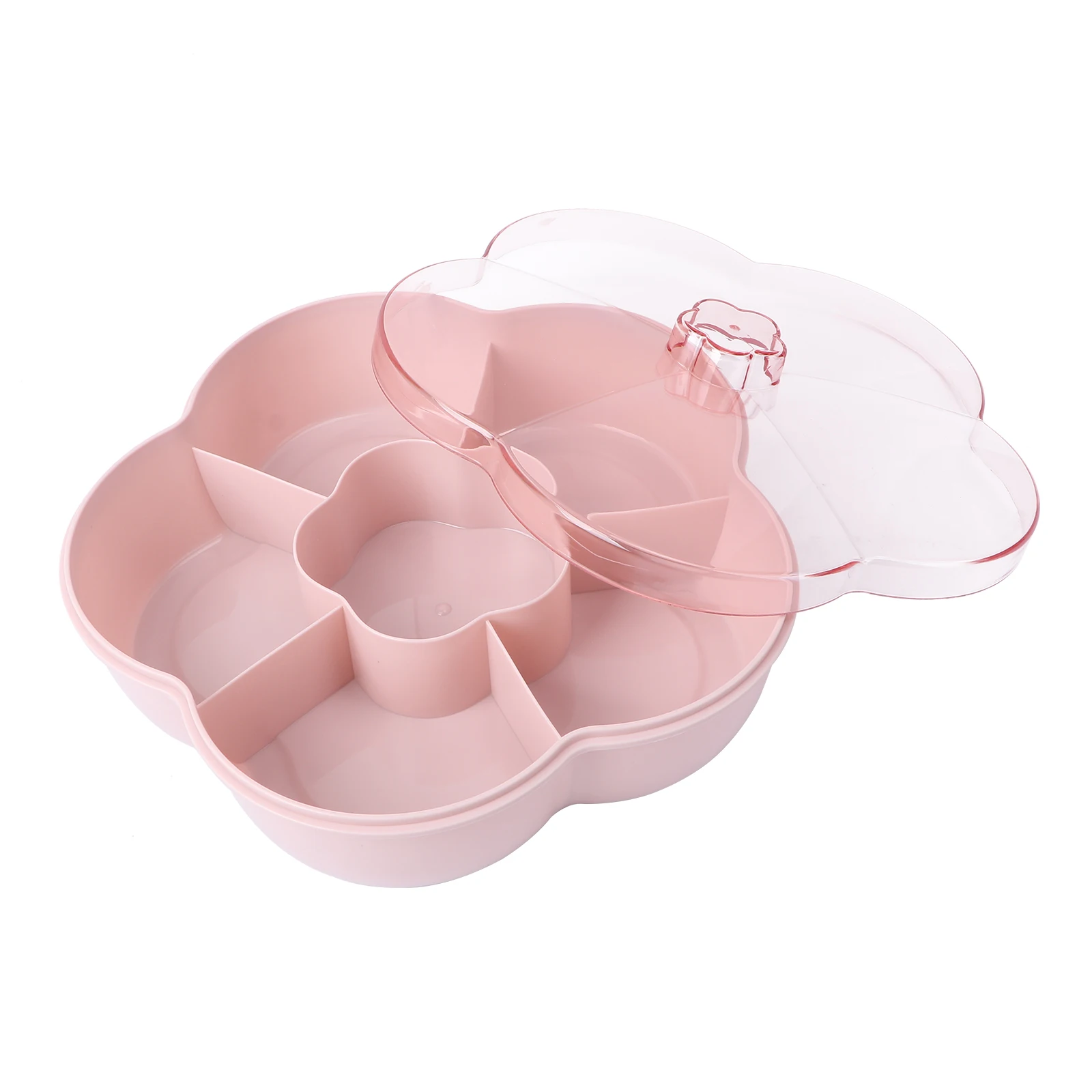 

1Pcs Candy Plate Fruit Tray Single Layer PP Storage Tray Ideal for Nuts Snack Fruits Dried Fruit Serving Dish