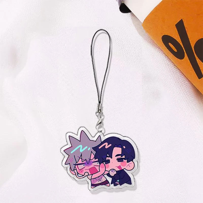 Anime ALIEN STAGE Till Ivan Mizi Luka Cosplay Key Chain Acrylic Bag Pendnt Keychains Q Version Phone Chain Accessories