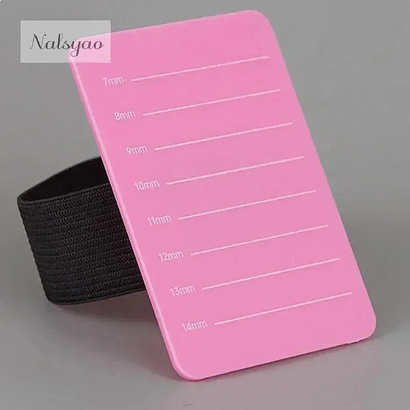 Eyelash Extension Pallet with Adjustable Wrist Strap Lash Holder Hand Plate Grafted Tray Show Board