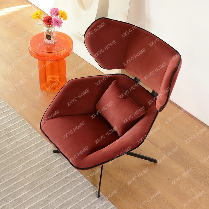 Single sofa rotating chair living room balcony casual high backrest
