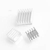 3pcs + Adhesive for Raspberry Pi 3 Heatsink Cooler Pure Aluminum Heat Sink Set Kit Radiator For Cooling for Raspberry Pi 2 B