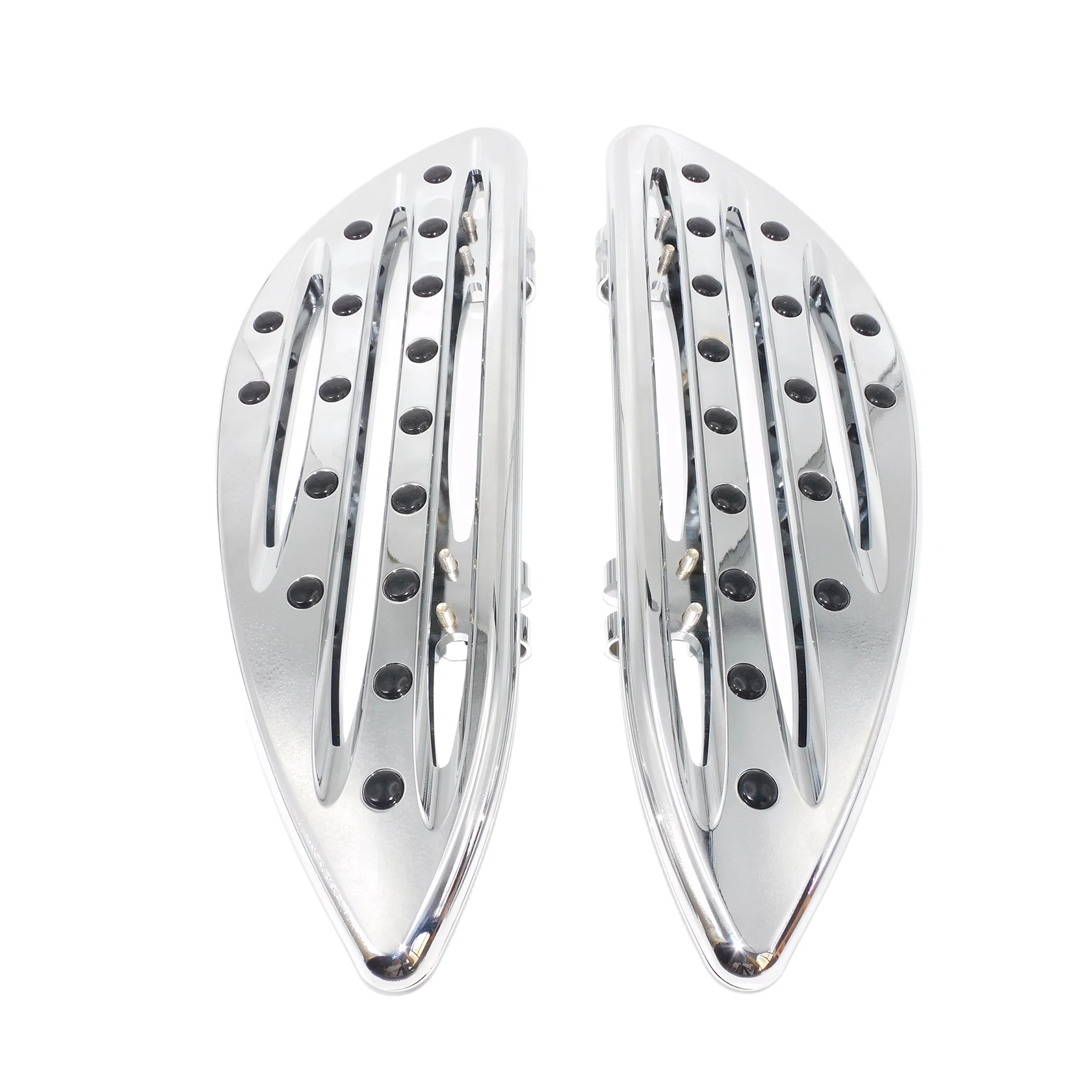Motorfietsrijder Uitgebreide voorste vloerplanken CNC voetsteunen voetsteunen voor Harley Touring Softail Street Electra Glide Road King FL