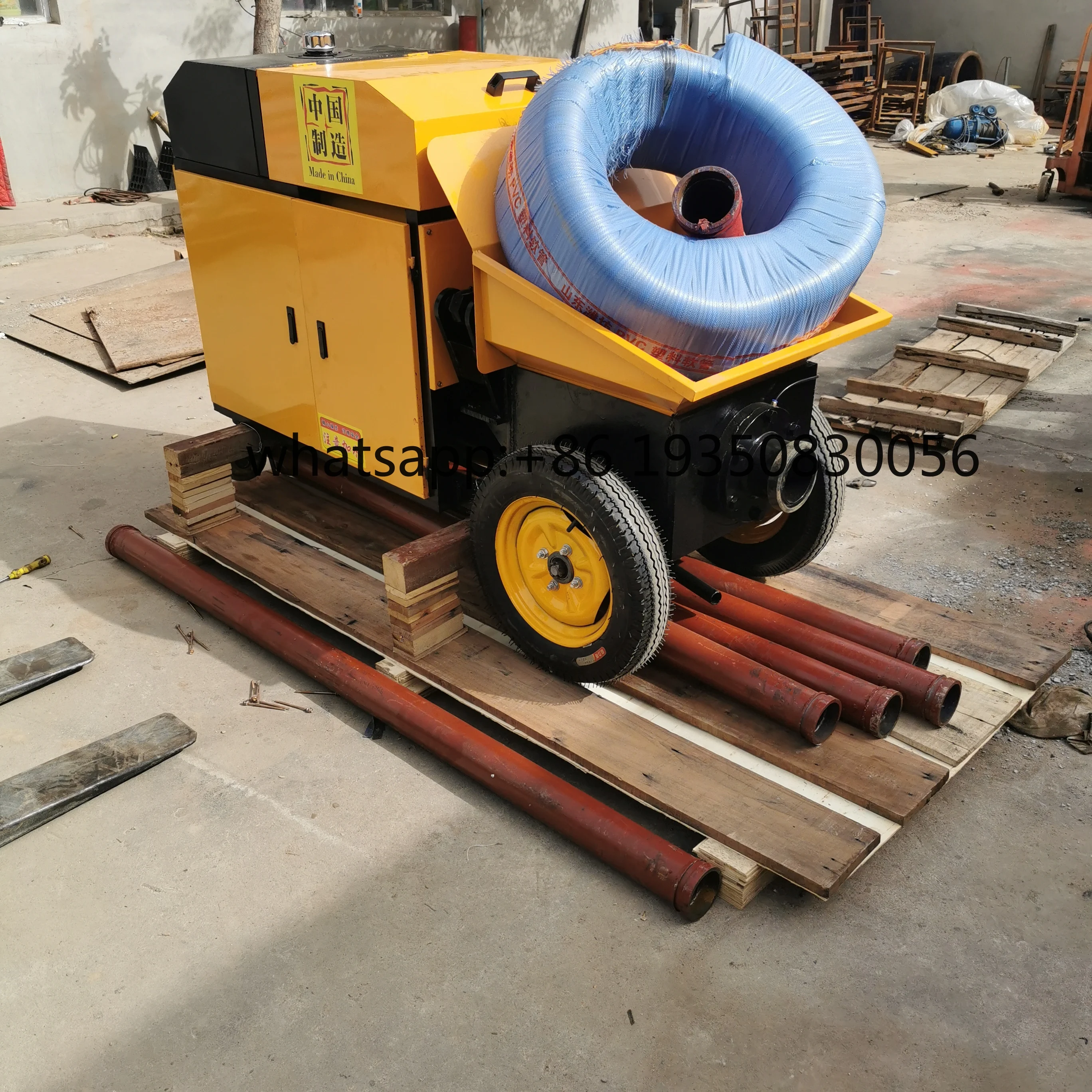 2026-Small Hydraulic Structural Column Pump for Secondary Pouring, Suitable for Transporting Materials in High-rise Buildings