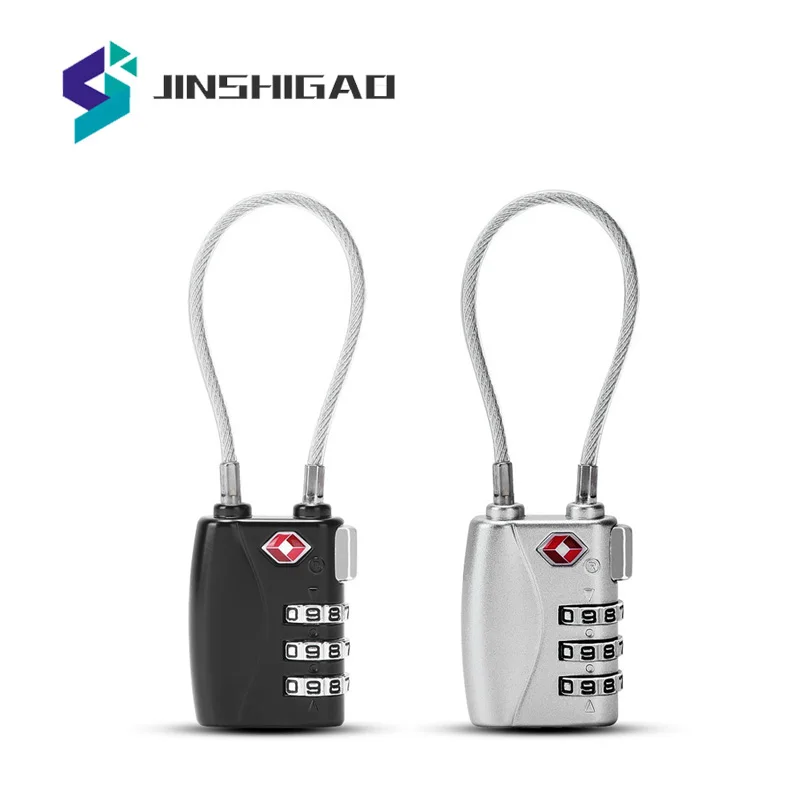 New TSA Customs Colorful Code Lock for Travel Luggage Password Changeable Lock Contrast Color Design Padlock Cabinet Locker