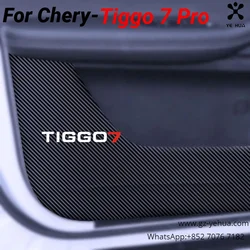 For Chery TIGGO 7 Pro 2020 2021 2022 Car Door Anti-kick Mat Anti-Scratch Dust-Proof Doormat Accessories Interior Pads