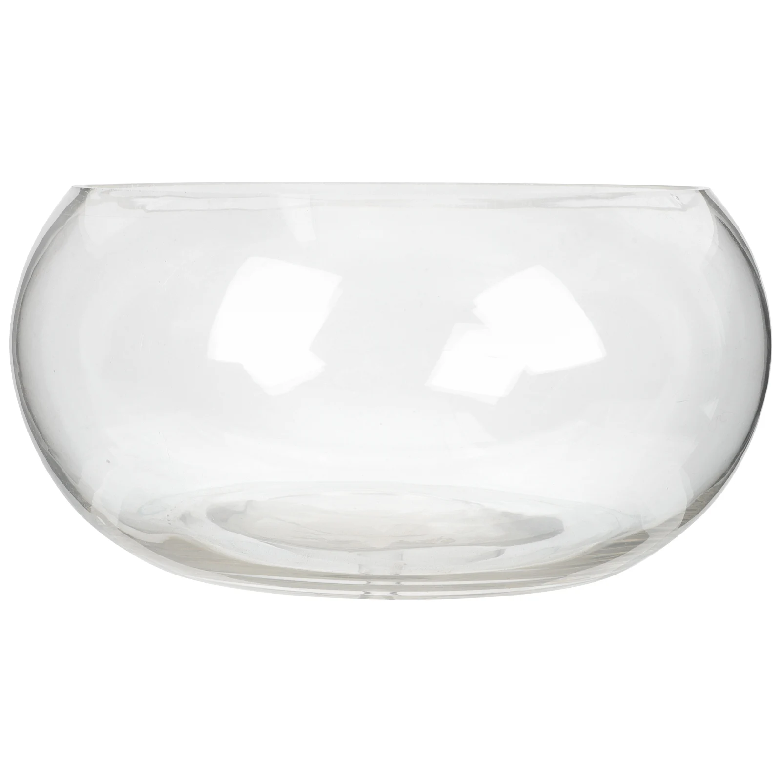 

Transparent Round Glass Fish Bowl Large Goldfish Bowl Hydroponic Plant Planter Desktop Office Home Decorative Bubble Vase