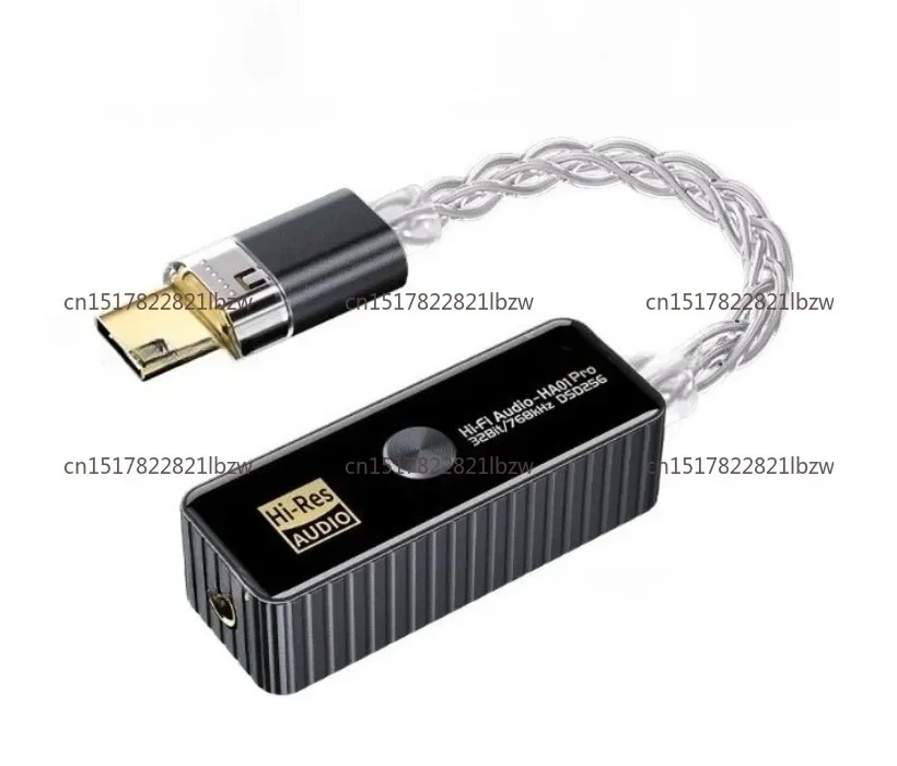 HA01 Dual Chip CS43198+CT7601 Portable USB HIFI &AMP Headphone Amplifier Lossless Portable Dongle DSD256 PMC 32Bit/762Hz