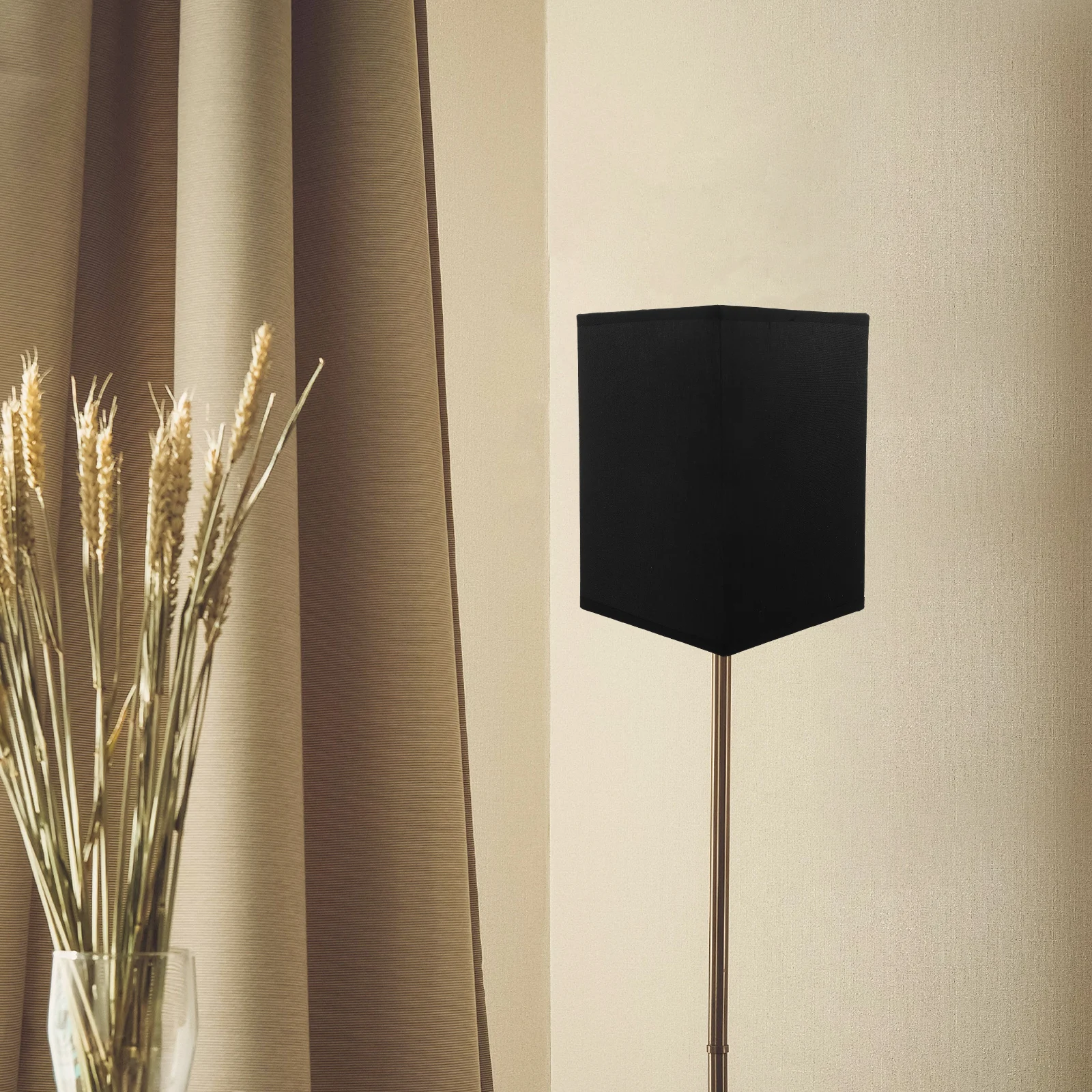 

Square Replacement Lampshade For Desk Floor Table Light Household Tc Iron Cloth Modern Vintage Decorative Lighting Cover Shades