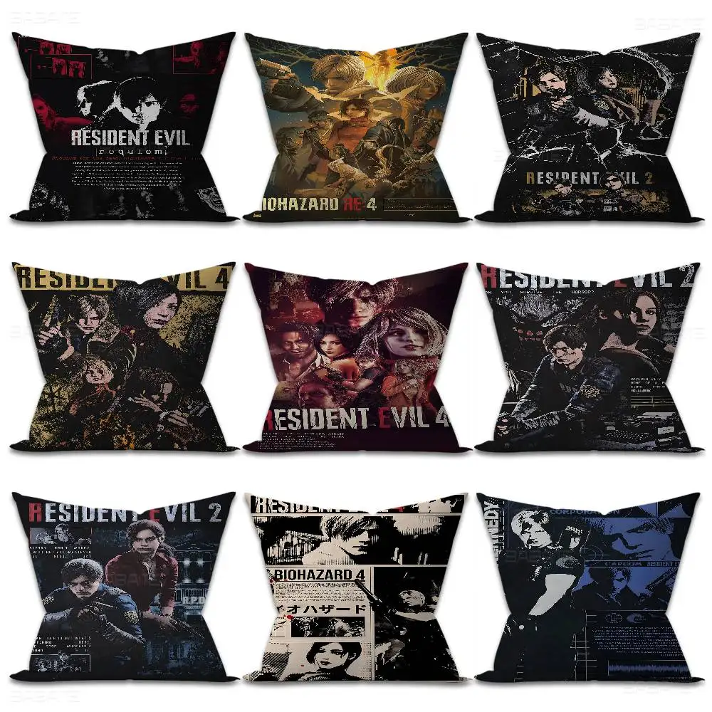 

Game R-Resident E-Evil Personalized Pillow Cover Kids Bedroom Wild Party Decor Pillowcase Kid Birthday Shower Gift