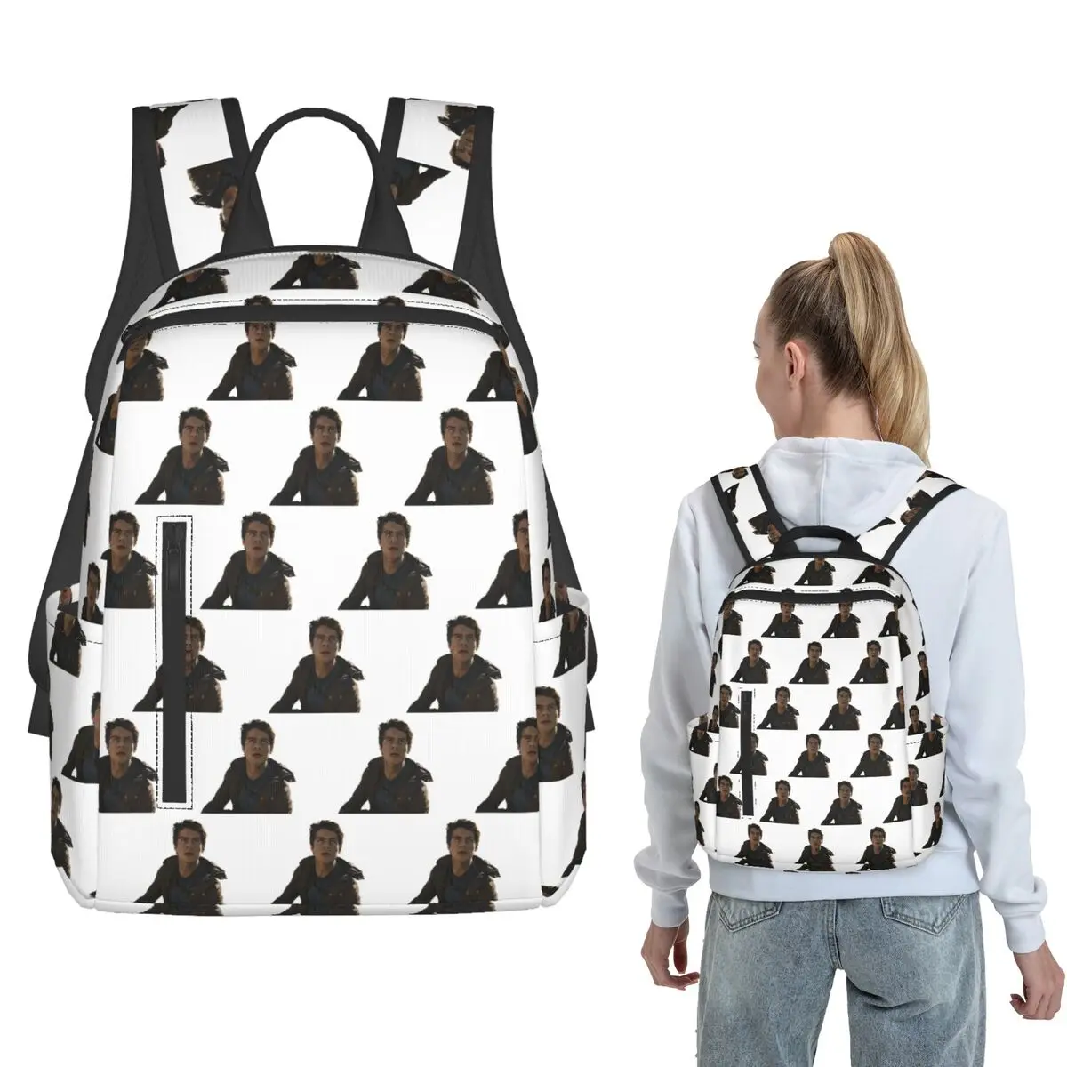 

Abstract Thomas -TMR Backpack Large Capacity Boys Girls BookBag School Bag Shoulder Bags for Men Women