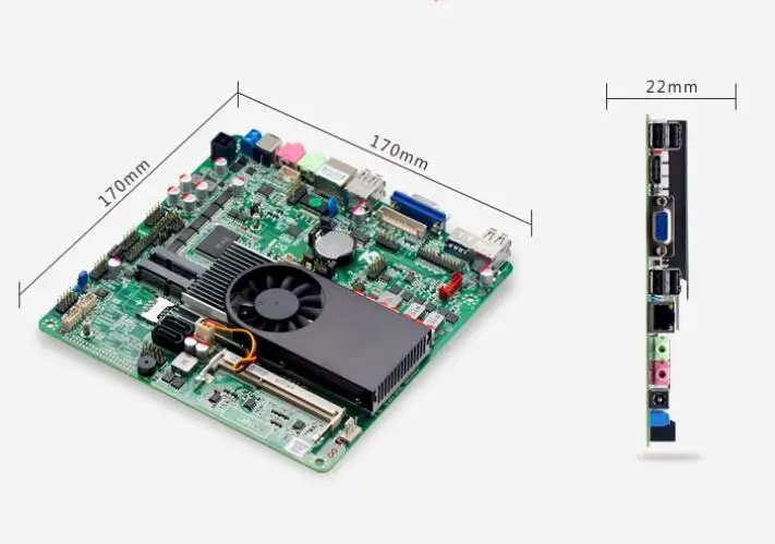 i5-3317u i5-3210M Mini-ITX マザーボード コア CPU IPC SBC 組み込み超薄型メインボード 6*COM LAN LPT PS/2 DC-12V DDR3 LVDS