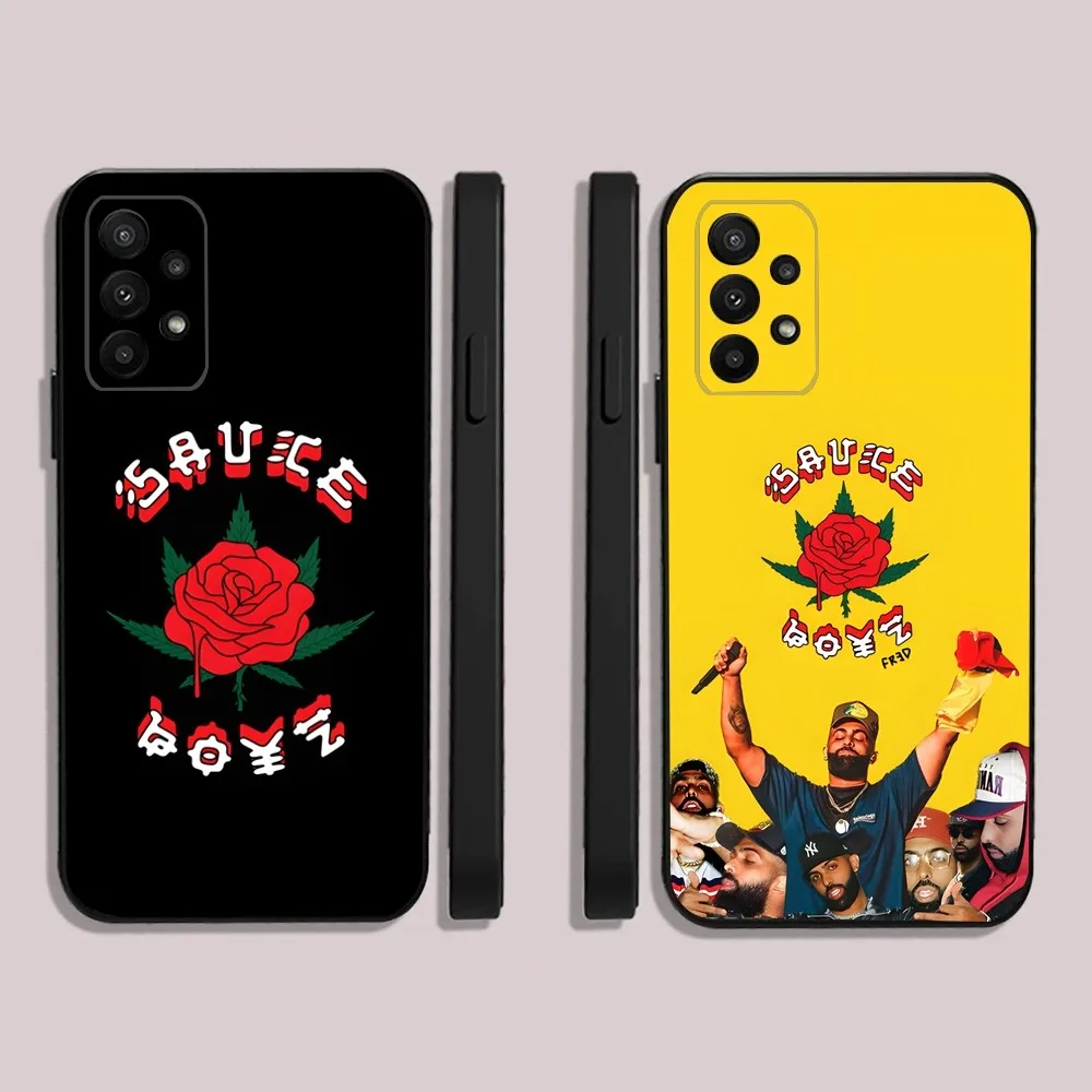 

E-Eladio Carrion Sauce Boyz 2 Phone Case For Samsung S24,23,22,30,21,10,9,Ultra,Plus,Lite,FE,5G Black Soft Case