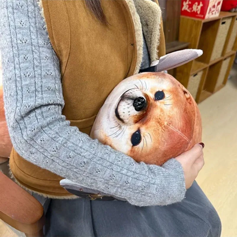Funny My sword shield Shiba abstract expression pack printed pillow cushion doll novelty plush doll girlfriend birthday gifts