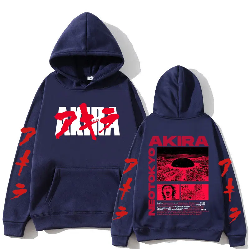 Neo Tokyo Akira Japan Anime Hoodie Movie Science Fiction Manga Shotaro Kaneda Long Sleeve Sweatshirt Pullovers Streetwear