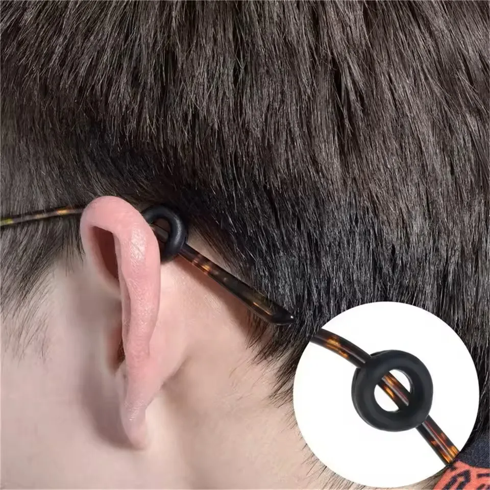 10pcs Glasses Eyeglasses Leg Ear Hook Anti-slip Silicone Ear