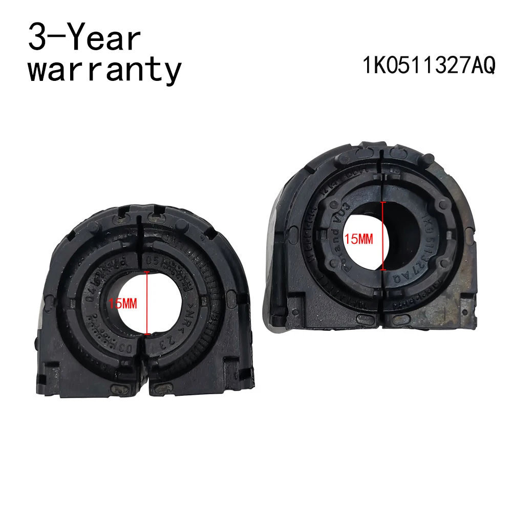 2Pcs Rear stabilizer bar bushing 1K0511327AQ For VW Golf Jetta Passat Tiguan Sharan Skoda Superb Octavia Audi A8 S8 A3