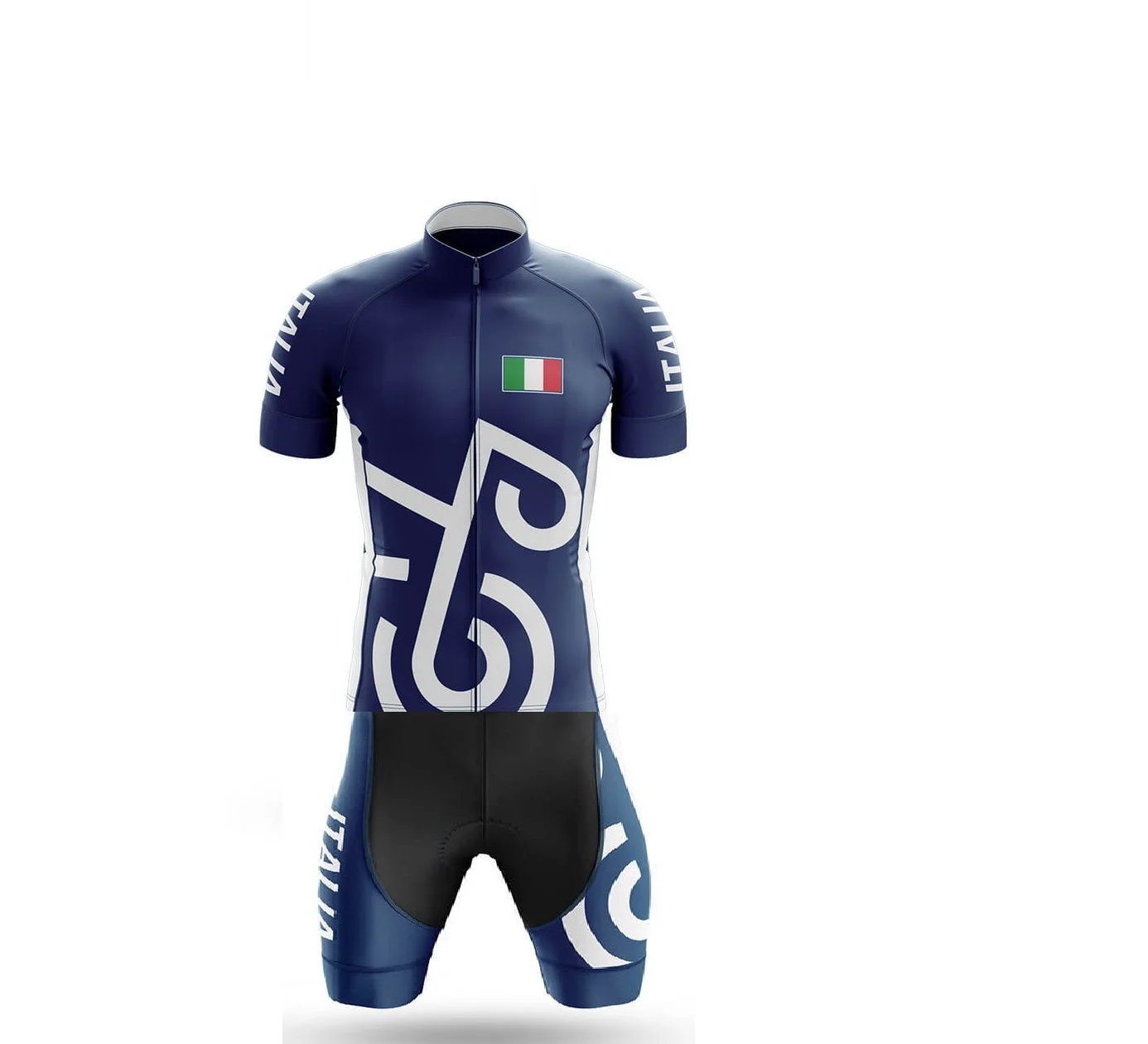 LASER CUT MEN'S CYCLING WEAR CYCLING JERSEY BODY SUIT SKINSUIT WITH POWER BAND Italy NATIONAL TEAM 10 COLORS SIZE: XS-4XL